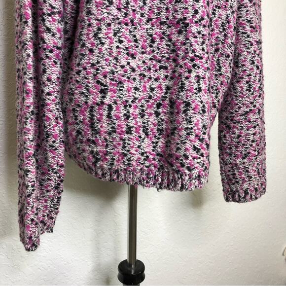 Ted Baker London Bbetsy pink black white cropped wool sweater size 5 or 14 NWT - Picture 11 of 15